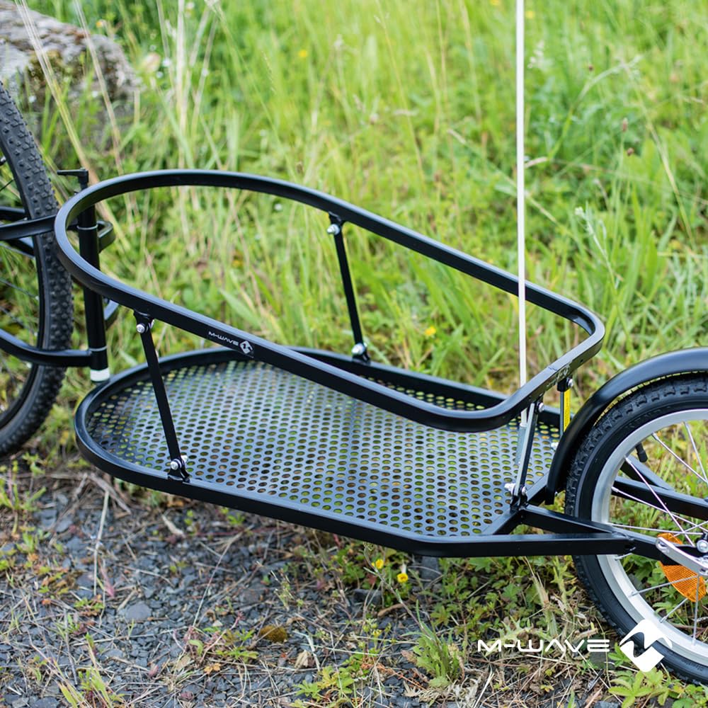 M-Wave Stalwart Single 40 Rimorchio per bicicletta, Rimorchio per bicicletta, Rimorchio per carico 35 kg.