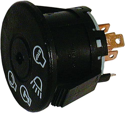 Stens Interruptor de encendido 430-445 compatible conreemplazo para John Deere 155C, L100, L105, L107, L110, L120, L130, G110, Some Scotts, MTD All