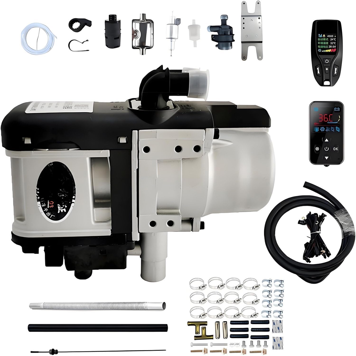 Podgrzewacz płynu chłodzącego silnik (12 V / 24 V, 6 kW) 24V
