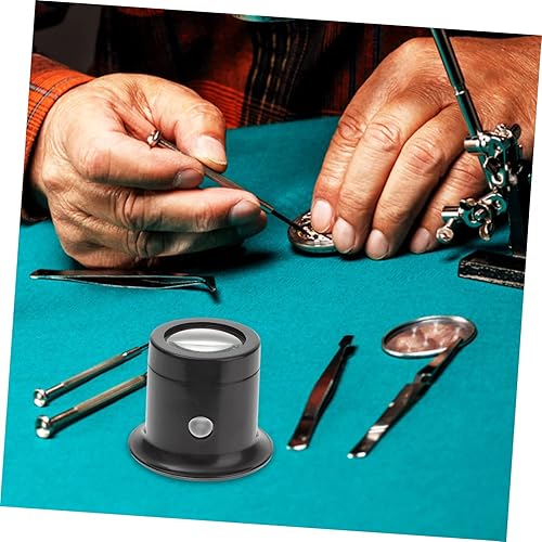 Miniatura 8 de BESTOYARD Microscopio de detección de lupa con microscopio de bolsillo de luz LED, lupa, lupa, microscopio ocular de lupa, gafas LED, lupa digital