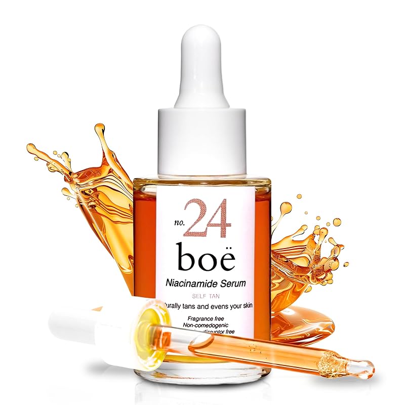 Boë No.24 Sérum Facial com Niacinamida e Autobronzeador, 30 mL