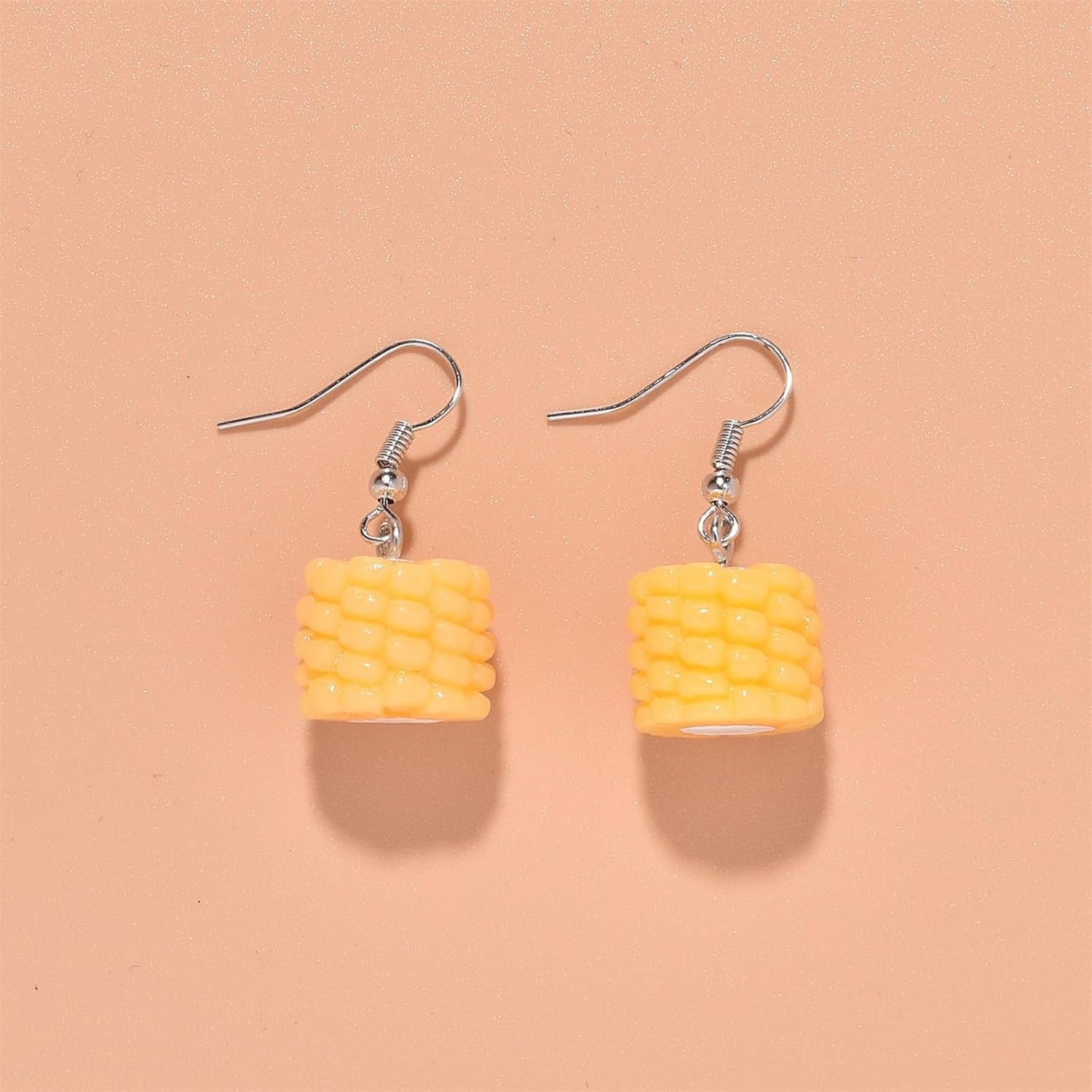 coadipress 2 Pairs Corn Earrings for Women Funny Creative Resin Corn Earrings Handmade Simulate Lifelike Corn Food Earrings 3D Candy Corn Earrings Thanksgiving Day Holiday Earrings Jewelry - Image 7