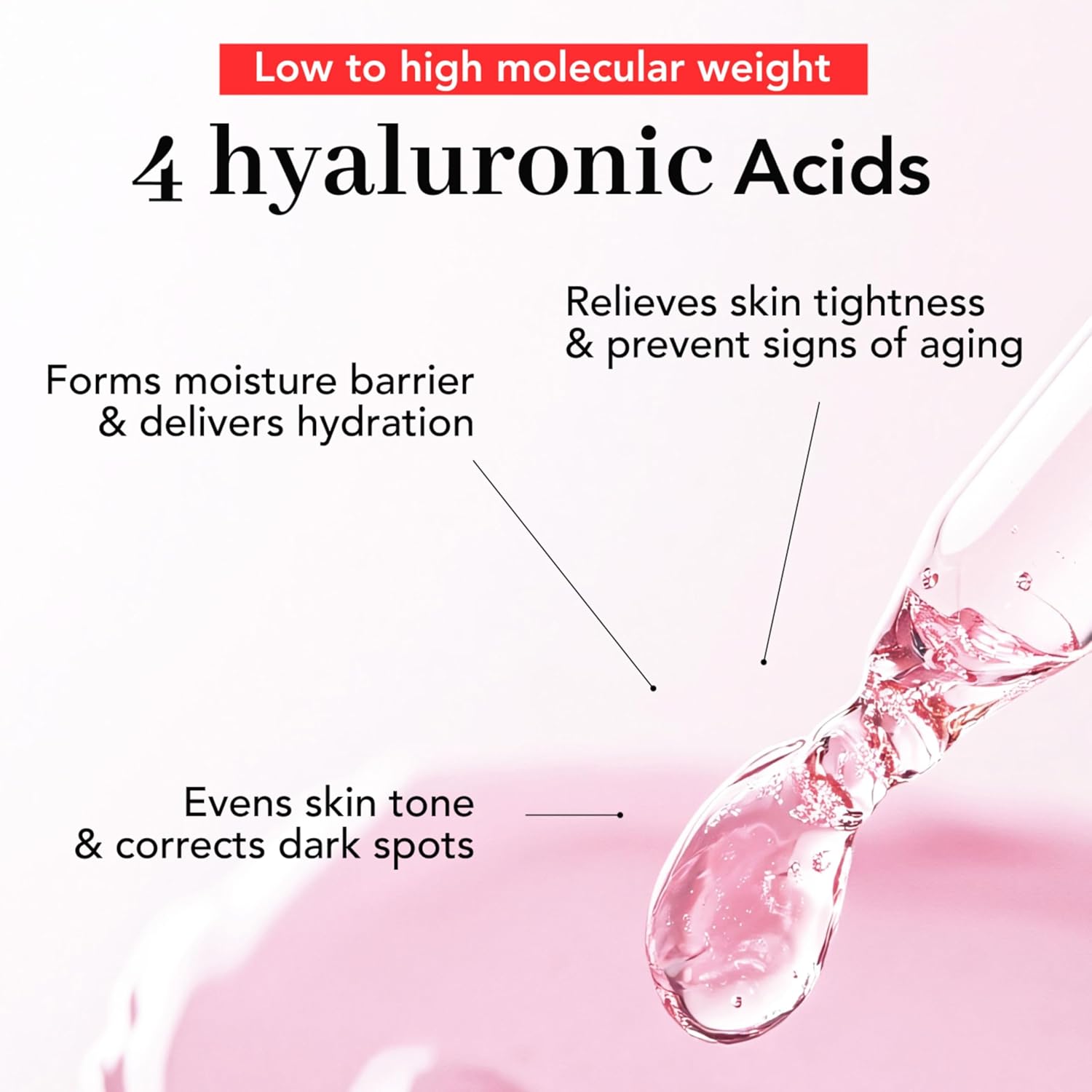 NOWATER Hyaluronic Acid Face Serum for Sensitive Skin - Niacinamide, Galactomyces – Anti-Aging, Hydrating, Light-weight – Fragrance-Free, Clean Korean Skin Care (1.01 fl.oz) - Image 5