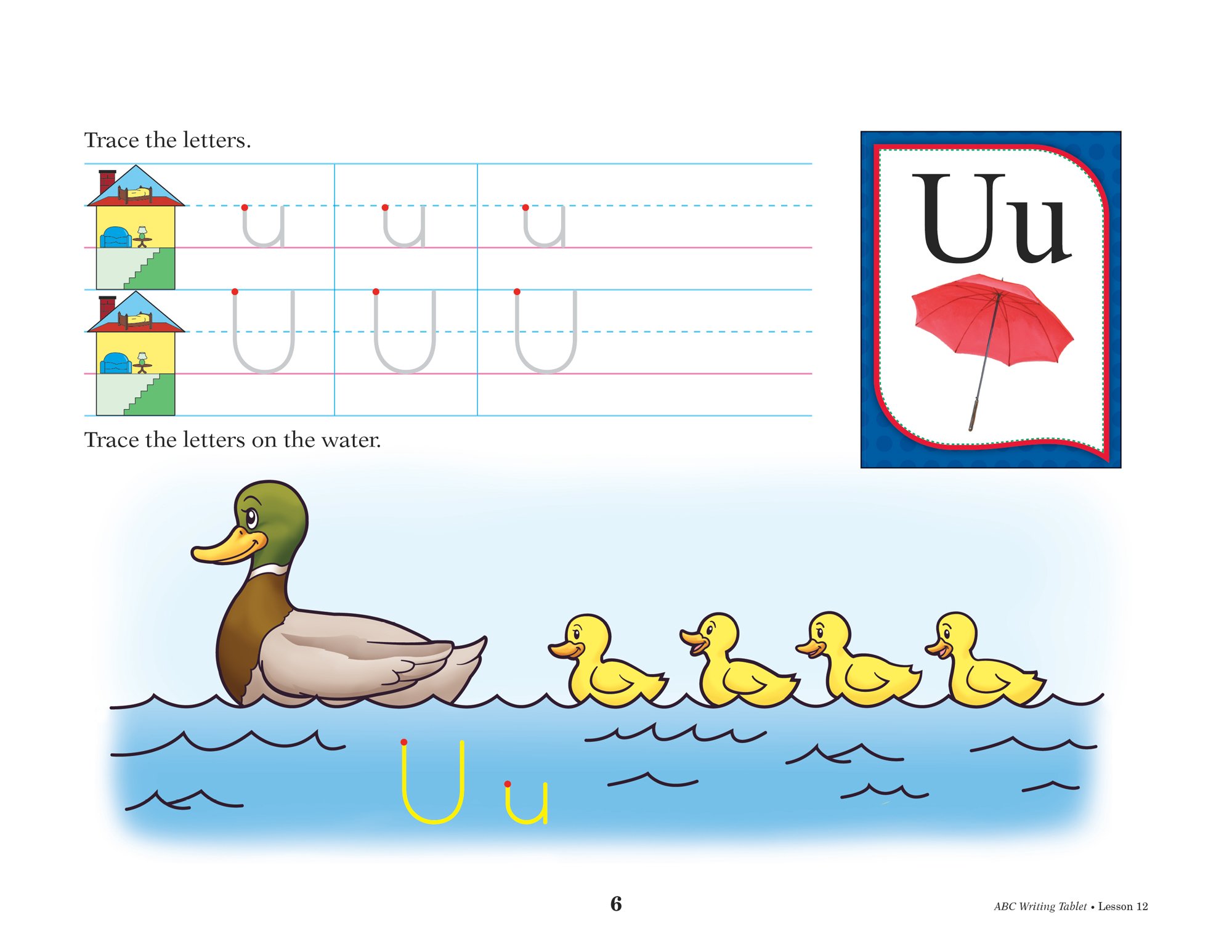 ABC Writing Tablet - Abeka K4 4 Year Old Kindergarten Manuscript Penmanship Student Work Book - Image 9