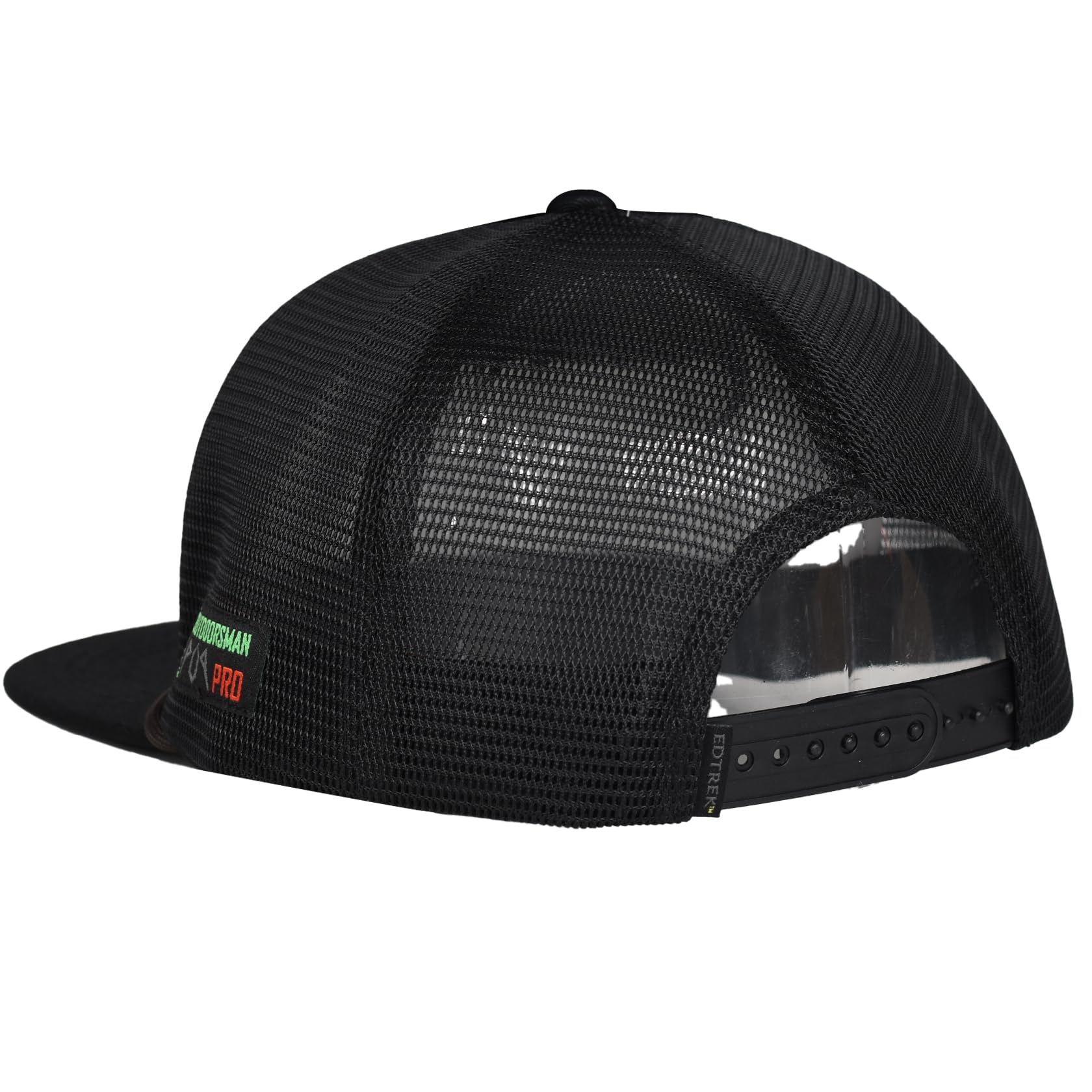 EDTREK Outdoorsman Pro Trucker Casquette en maille respirante – Casquette snapback à bord plat