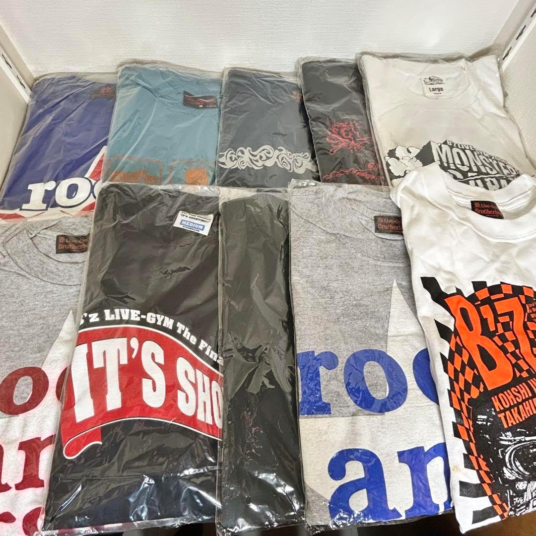 B'z Tシャツまとめ売り 10枚 B z t シャツ