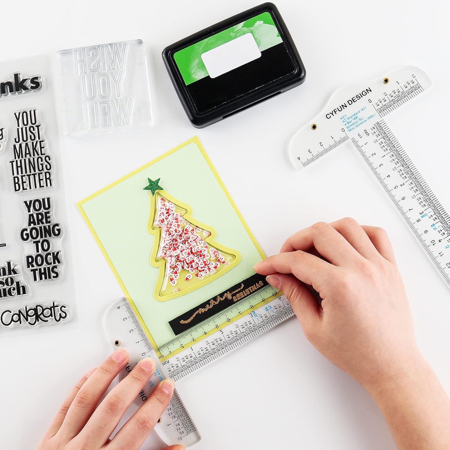 CYFUN DESIGN 30 Pack 6 Inches Acrylic Clear T-Square Ruler,T Square Ruler, Transparent, T for Crafting Drafting Tools Scale Ruler Zero-Centering with & Metric Measuring Tool 30PCS T-Shape Ruler