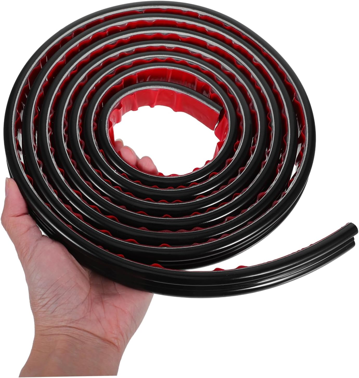 Self Adhesive PVC Decorative Trim Flexible Wall Molding for Door and Window Edges Easy Peel and Stick Installation Mirror Edge Enhancement Like Design