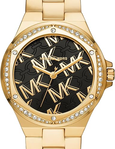 Miniatura 4 de Michael Kors Lennox- Reloj de acero inoxidable con tres manecillas