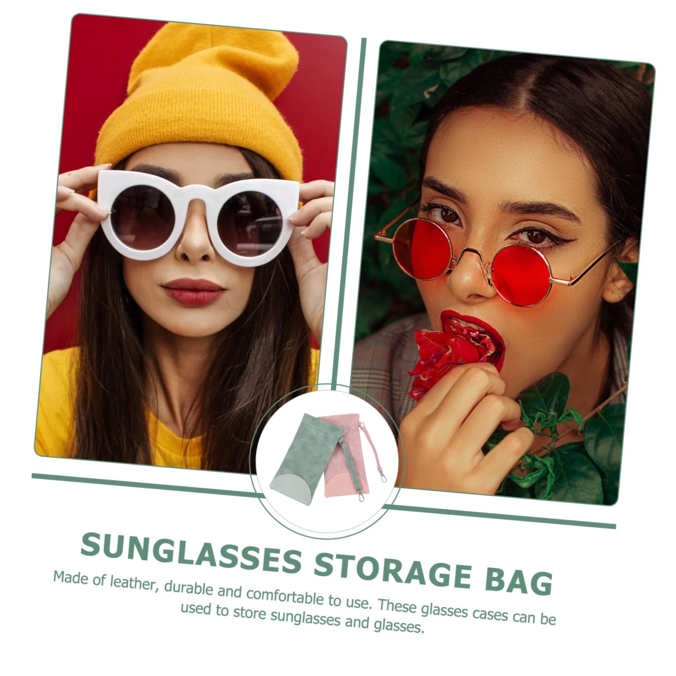 VALICLUD Brillentasche Aufbewahrungstasche Sonnenbrillen-organizer Brillenaufbewahrung Sonnenbrillenetui Hart Schilde Vitrine Aufbewahrungstasche Für Brillen Gläser Dual