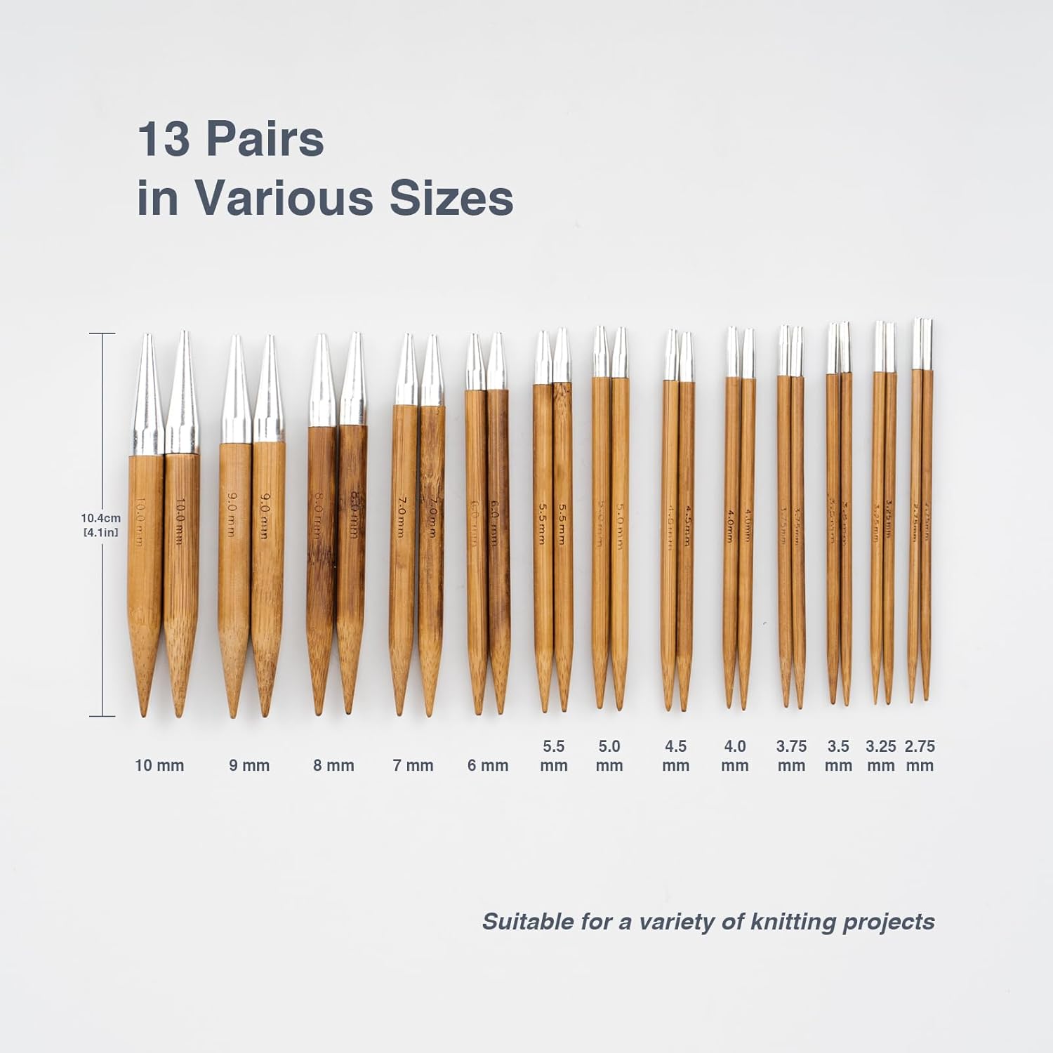 Slplirs Knitting Machine Needles Kit - Smooth and Durable, Circular Knitting Needles for Knitting Enthusiasts (Silver)