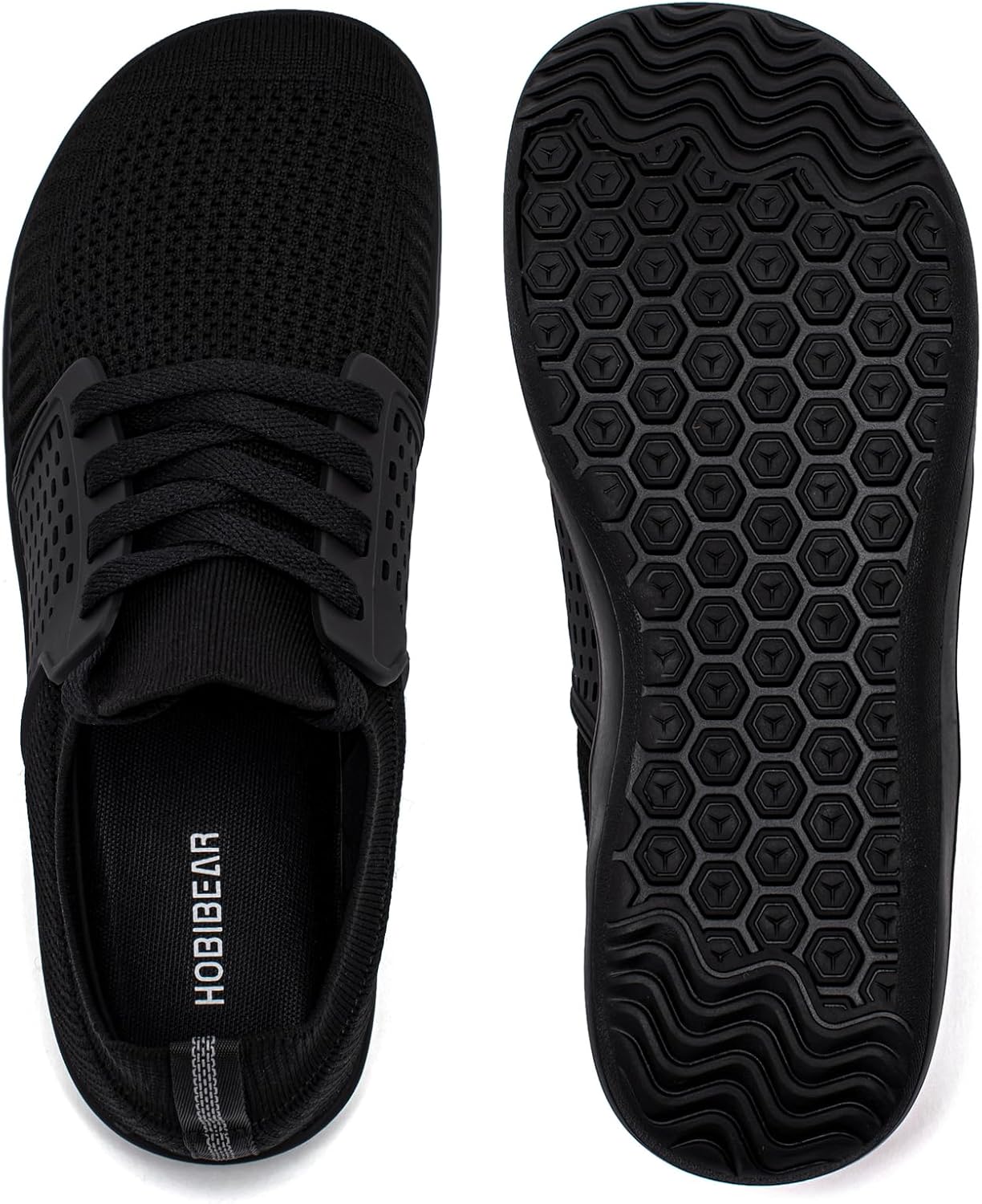 HOBIBEAR Wide Minimalist Barefoot Shoes Mens Womens Walking Sneakers Shoes | Zero Drop Sole | Optimal Relaxation