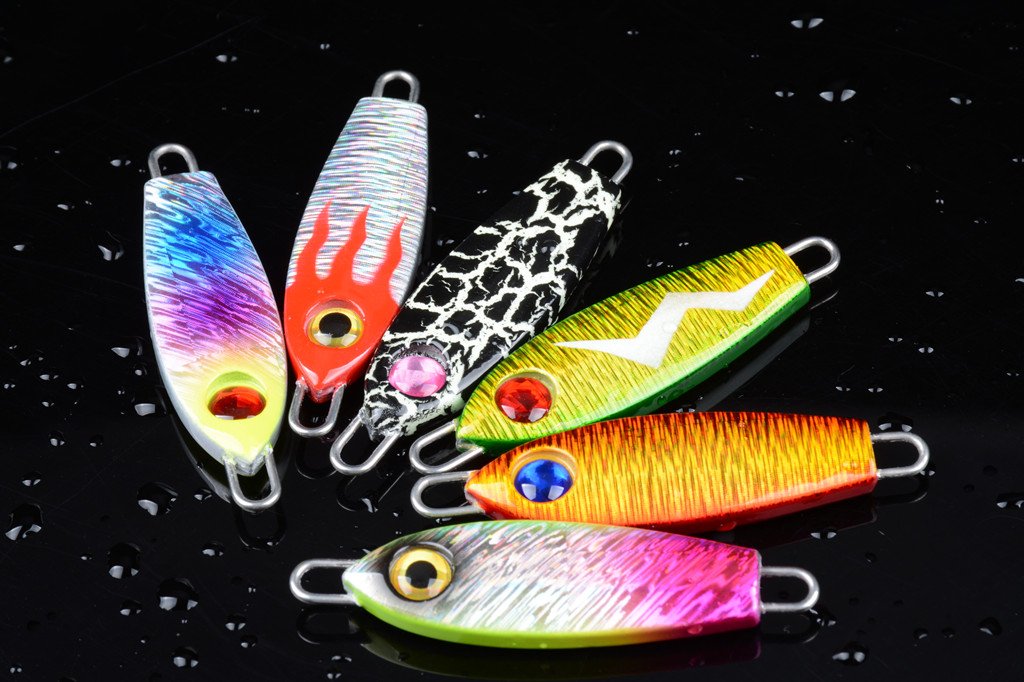 DORISEA Metal Jigs Lures Fishing Jigging Baits Deep Saltwater Spoon Lead Fish Paillette Knife Wobblers Artificial Bass Rigs Hard Spoons (HL1)
