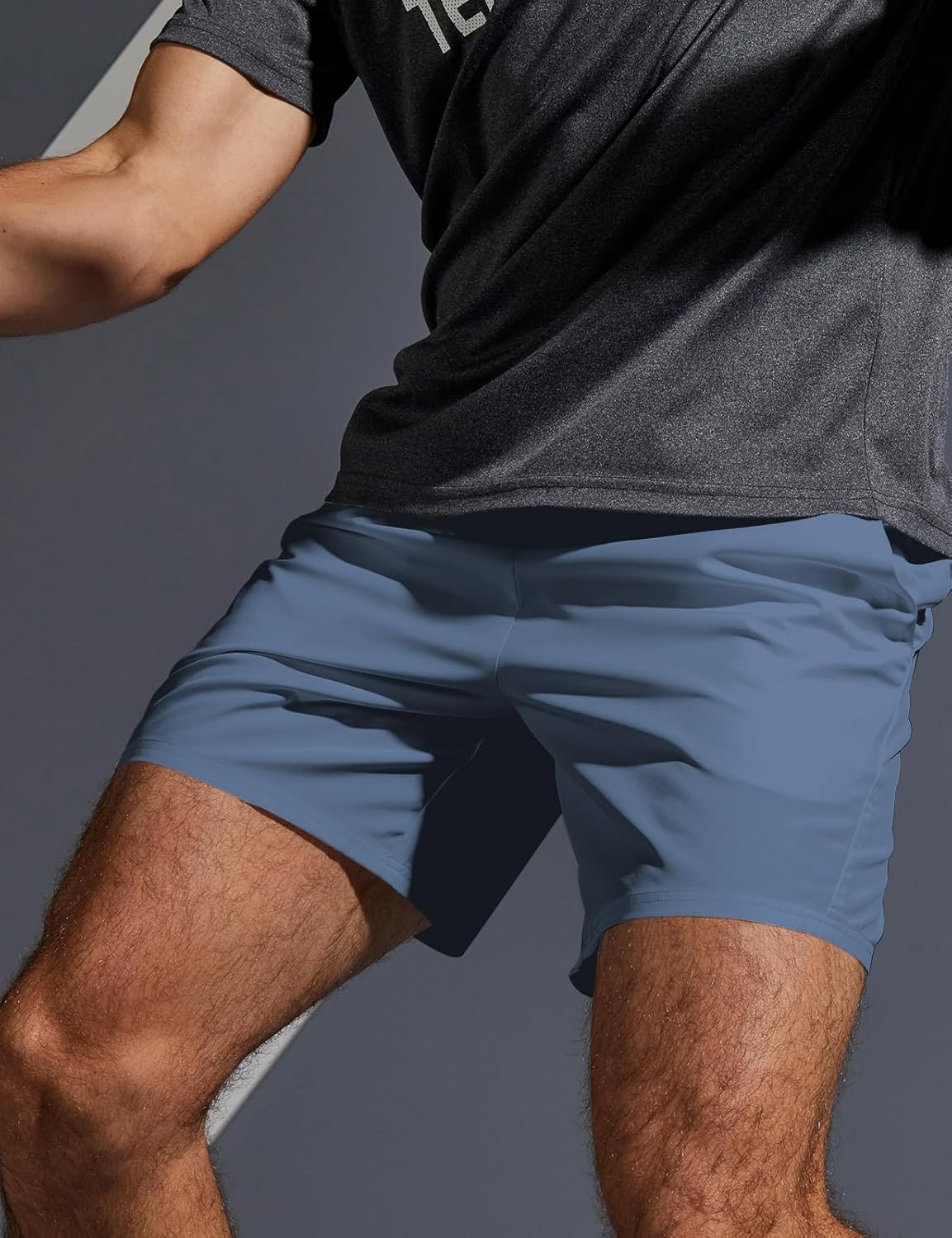 Aolesy Men's 5''/7'' Running Shorts Quick Dry Workout Gym Shorts with Pockets, Tennis Training Athletic(Linerless & Liner) - Image 3