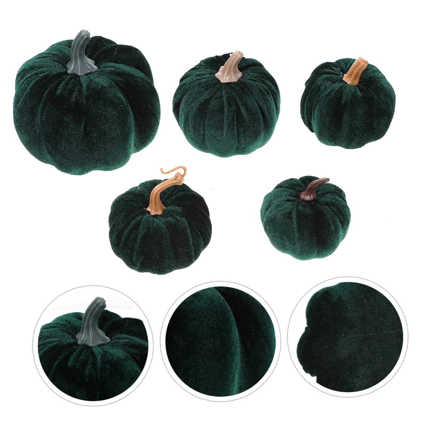 Tofficu 3 Set Di Zucche Artificiali Finte Realistiche 6 Pezzi Set Di Oggetti Di Scena Per Foto Per Halloween Ringraziamento Decorativi Per Feste Bar Palco 5 Pezzi*3