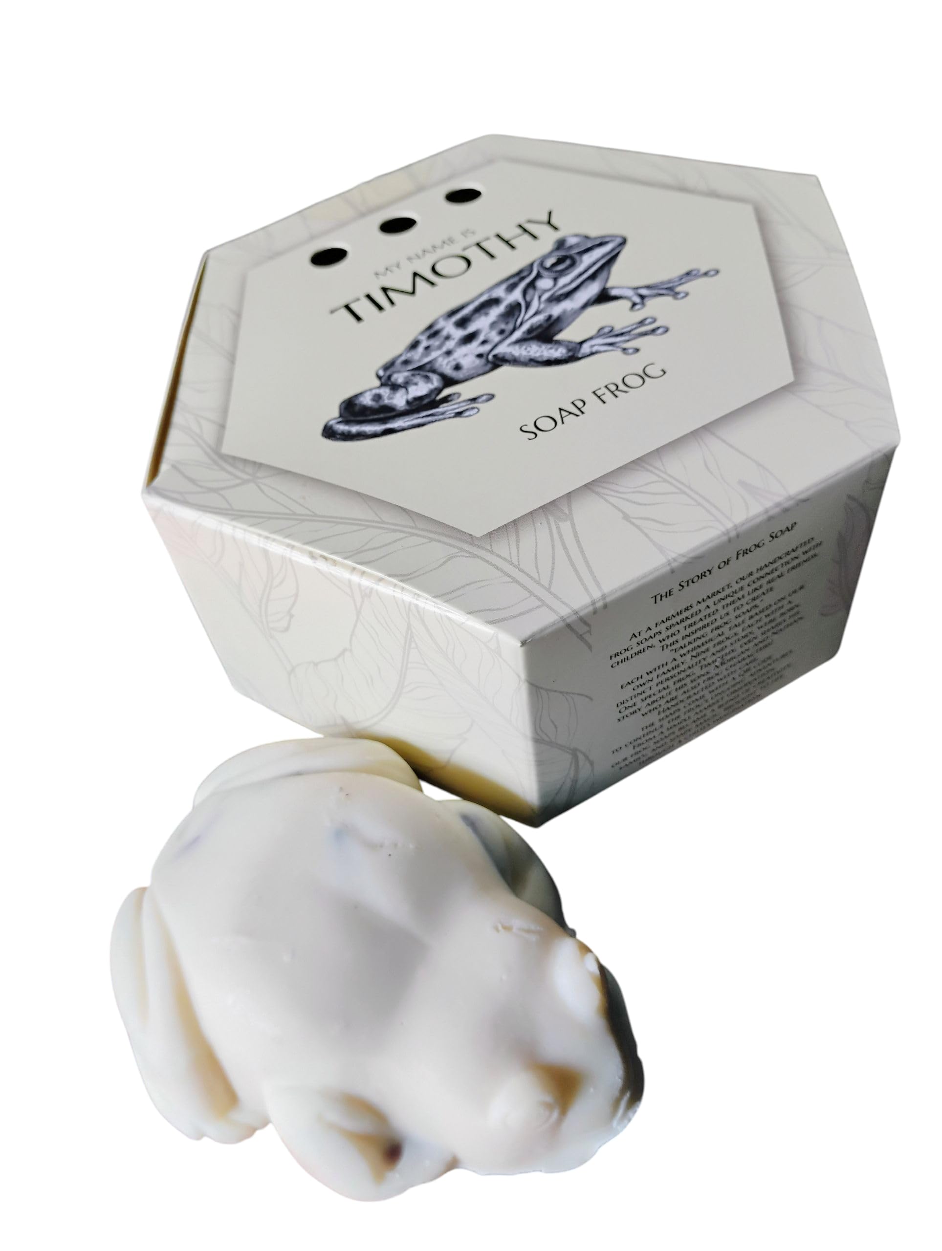 Timothy frog soap, cedar wood and sandalwood, vegan, natural frog bath soap with shea butter 3.5oz