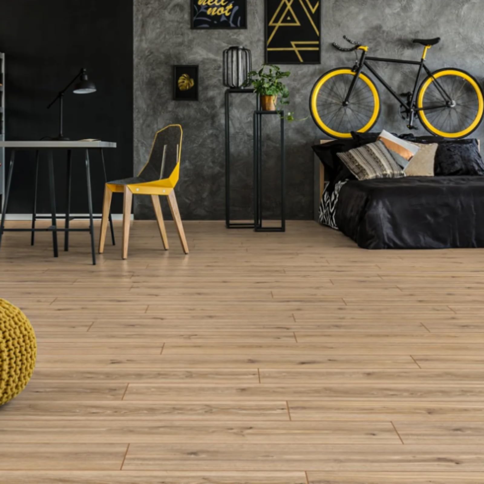 KRONOTEX Laminato Phalsbourg Rovere – Pavimento rustico dal design classico in legno, serie robusta, 188 × 1375 mm, spessore 12 mm, superficie strutturata, durevole e facile da pulire, 188 x 1375 mm