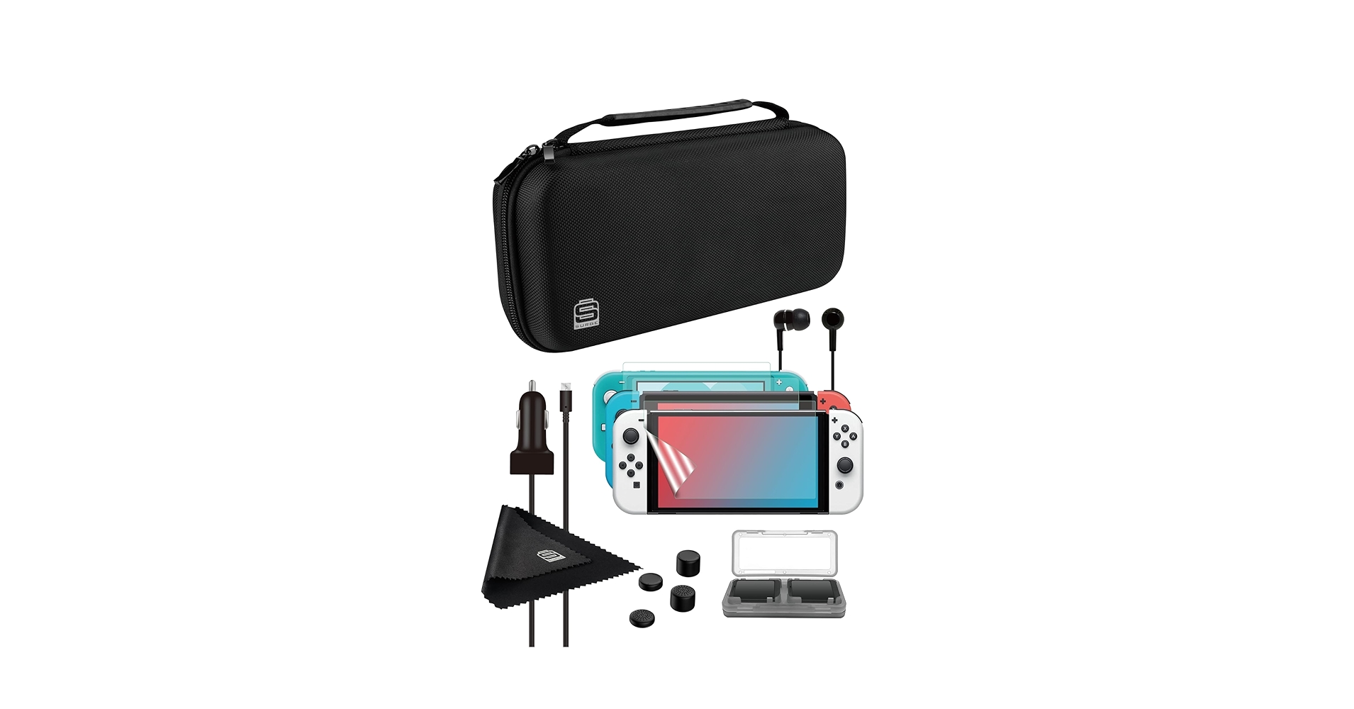 Nintendo Switch Lite スターターキット Amazon.com: Accessory Kit for Nintendo Switch - SURGE
