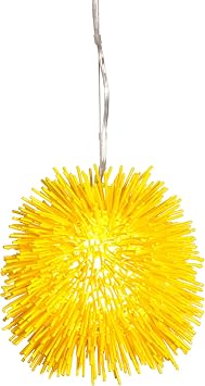 Varaluz Urchin 1-Light Mini Pendant - Un-Mellow Yellow