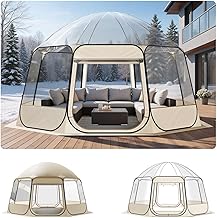 10 Pop Up Gazebo Ideas for Flexible Backyard Shade 90 VEVOR Pop up Sports Tent, 8 Sizes Optional Clear Bubble Tent for 1-6 Per...