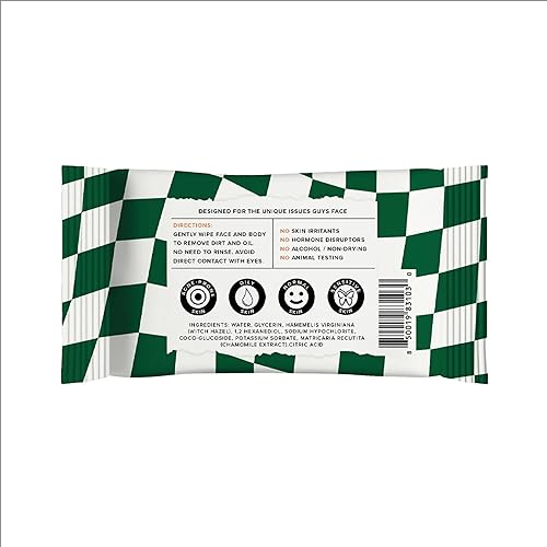 Miniatura 2 de Toallitas limpiadoras biodegradables para el acné, 60 unidades, para pieles sensibles, paquete de 2