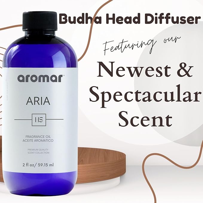 Difusor de Aromas Eléctrico Buda Cerámico Aromar 200ml LED miniatura 3