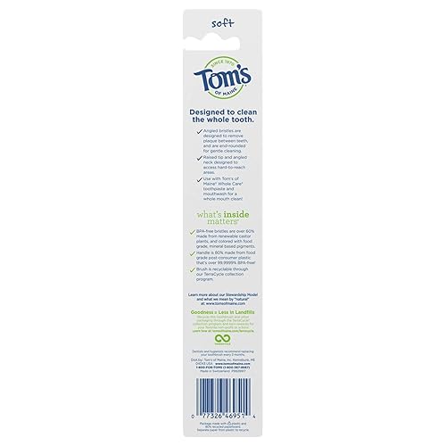 Miniatura 8 de Toms of Maine Cepillo de dientes de cuidado completo suave