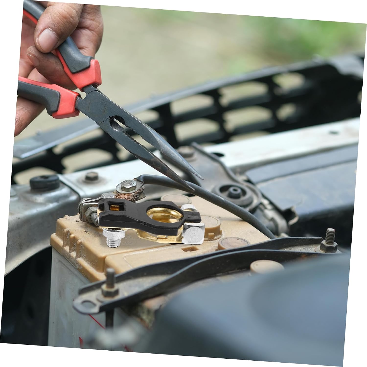 5pairs Battery Clamp Connector for Automotive Use Battery Charger Clip Easy to Install Terminal for Transmission