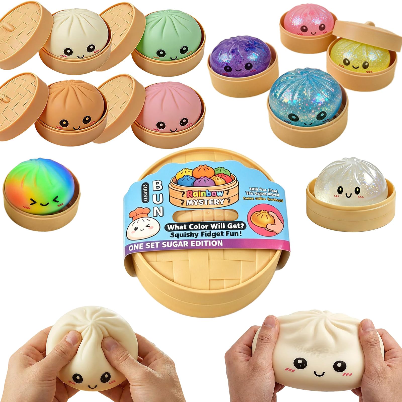 Amazon | Bornoon ミステリー餃子スクイーズボックス 10色ランダム発送
