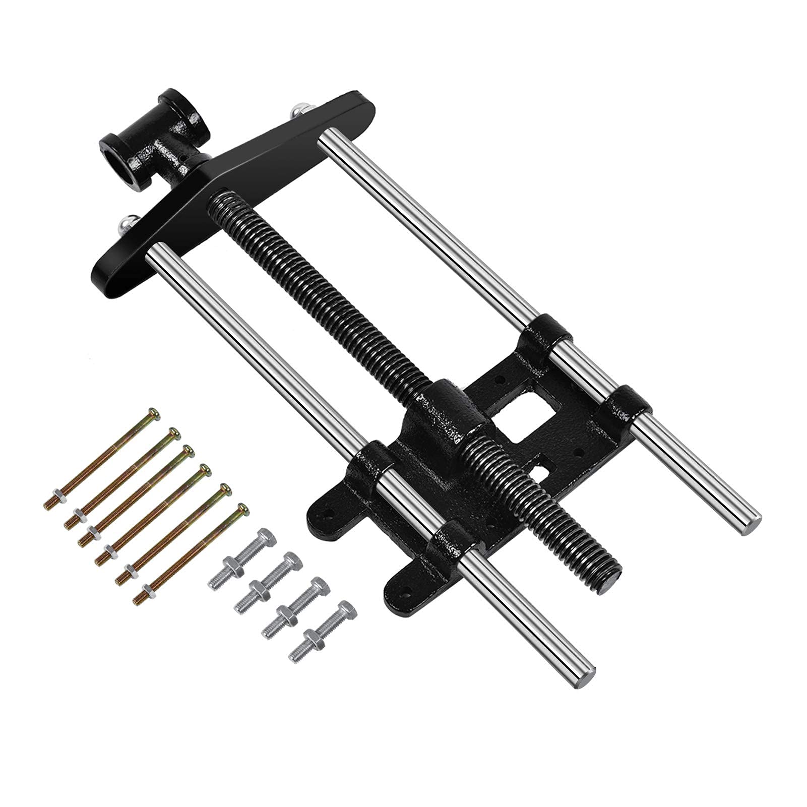 Tornillo de Banco Carpintero, Banco de Trabajo de Madera Abrazadera de Tornillo de Banco Pinza para Mesa de Trabajo Pesado de 10.5 pulgadas para Fijación de Piezas de Trabajo Desbloqueo rápido