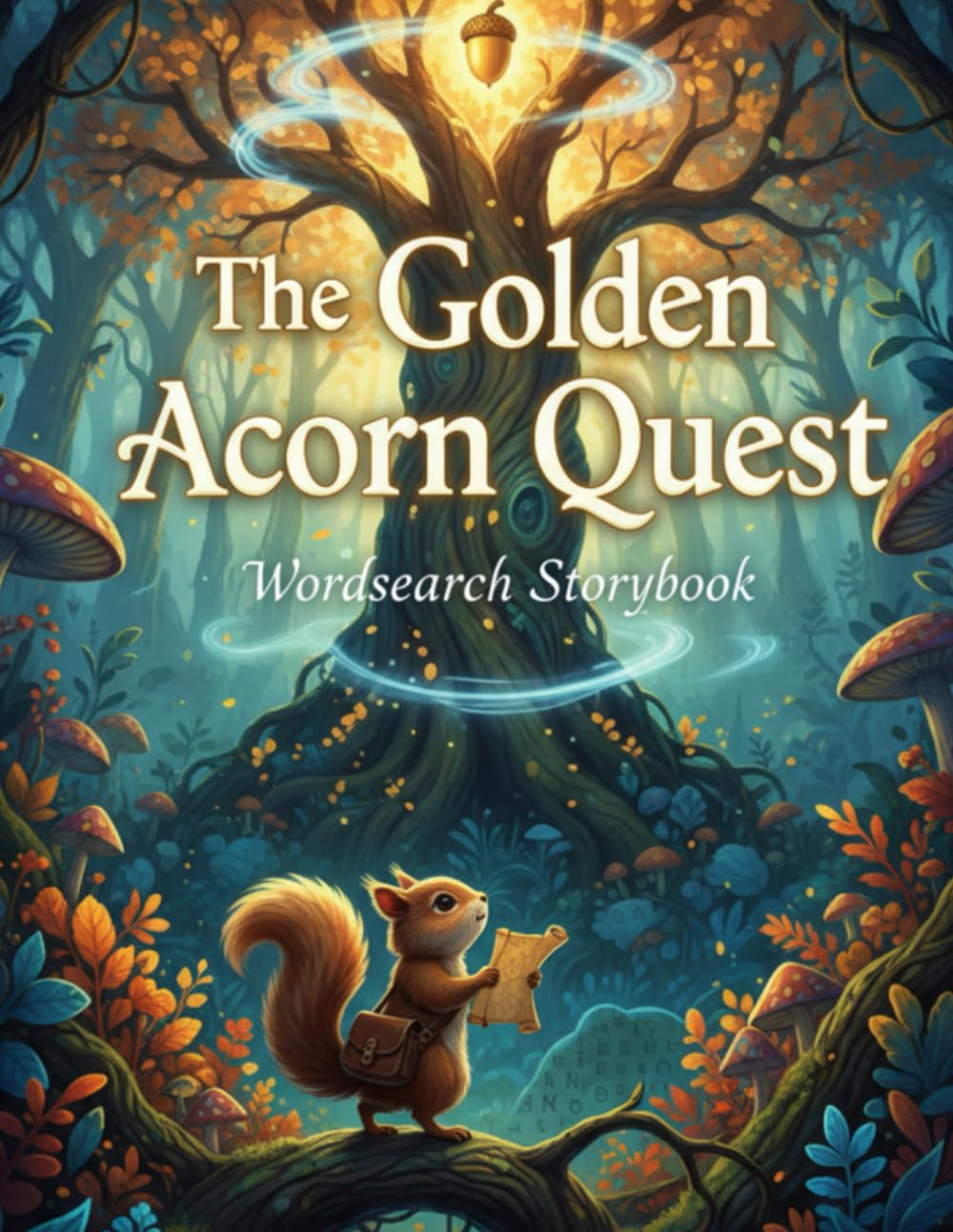 The Golden Acorn Quest: Wordsearch storybook: Fun wordsearch puzzles with a forest treasure hunt