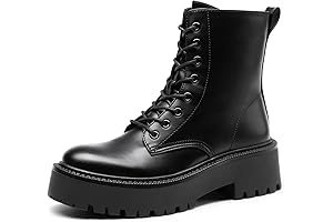 Women's Platform Lace Up Boots
