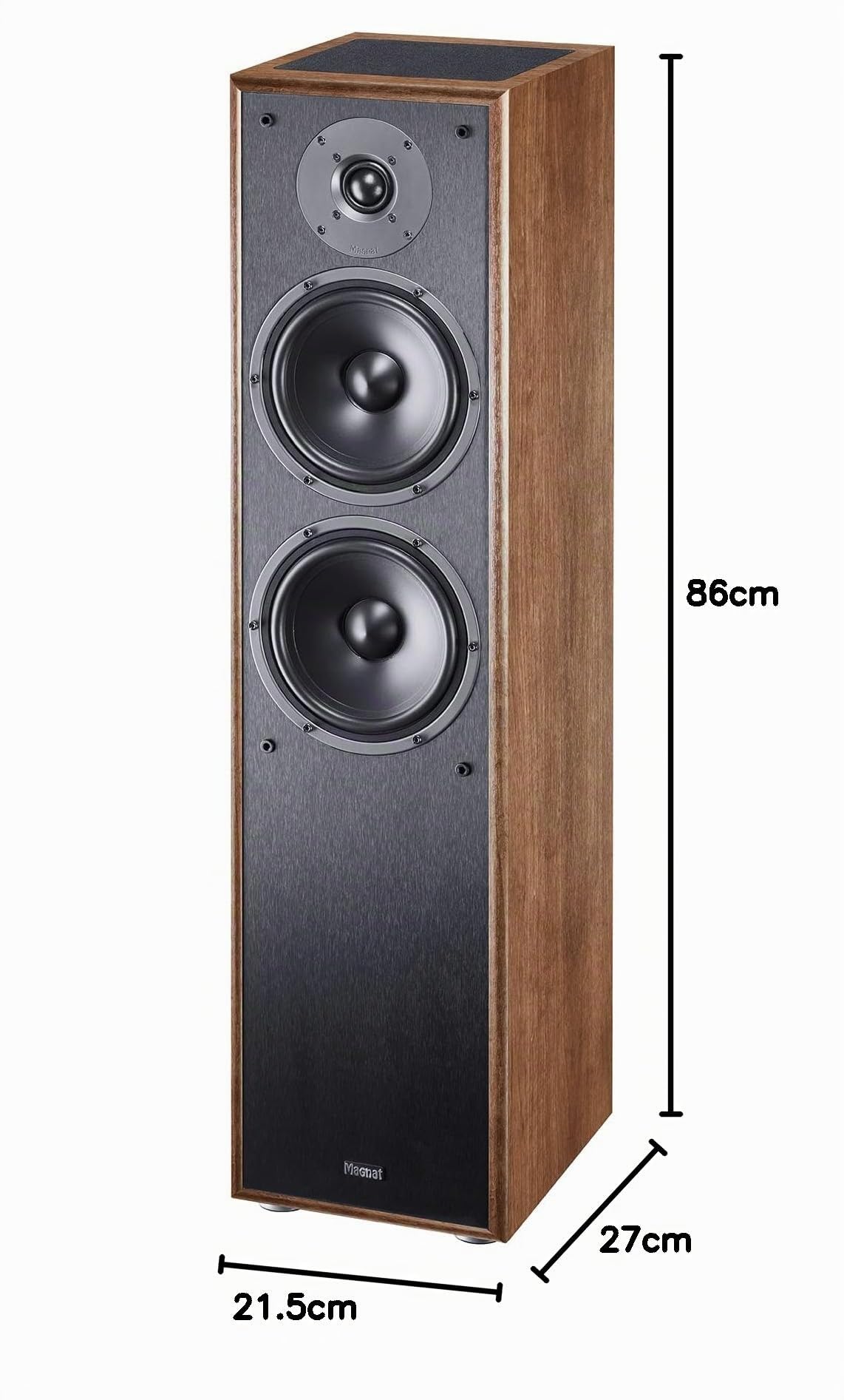 Magnat S80 ATM Noyer - Enceinte Colonne (la paire)