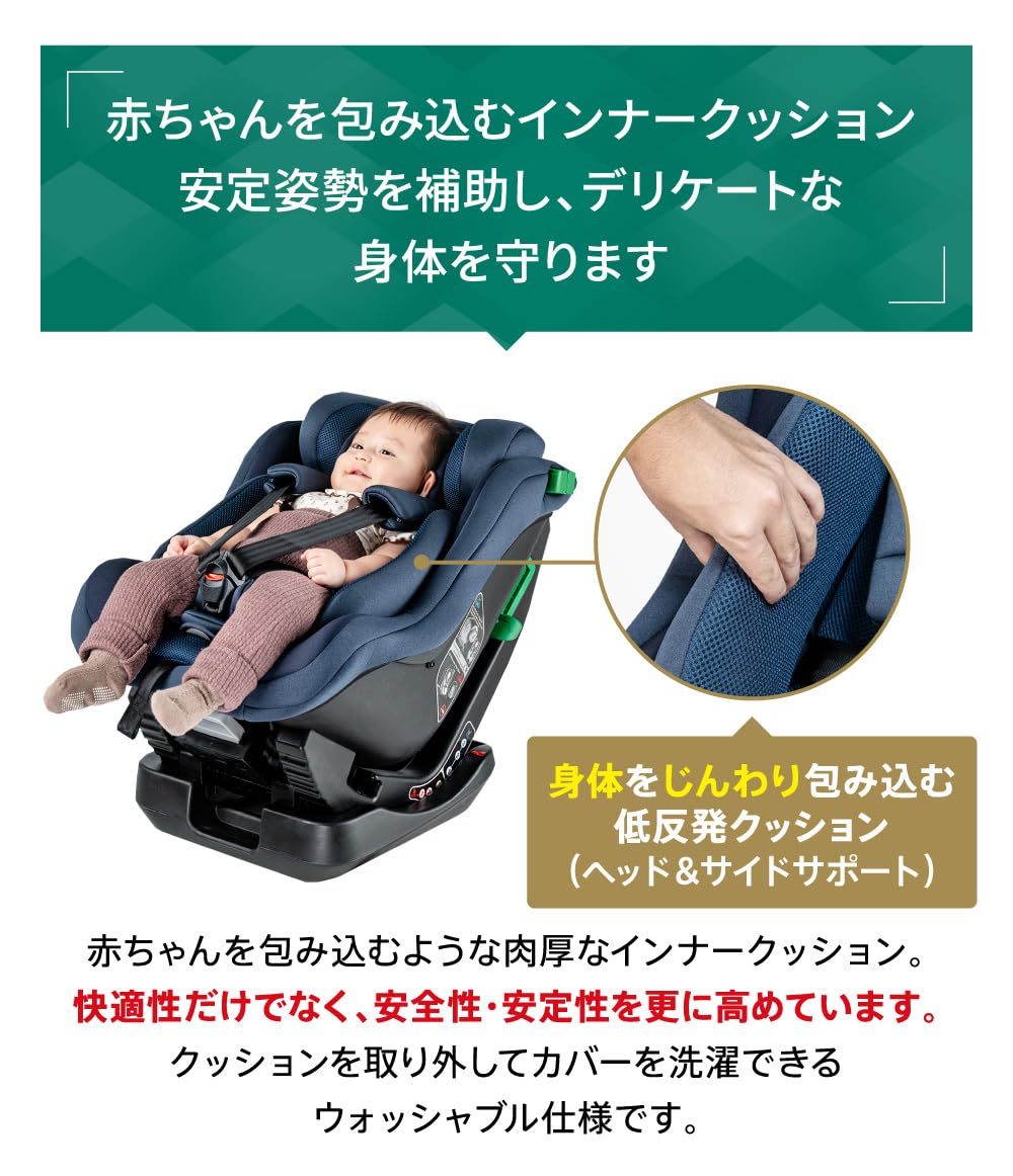Amazon | Nebio ネビオ 新生児から チャイルドシート 最新のR129/04