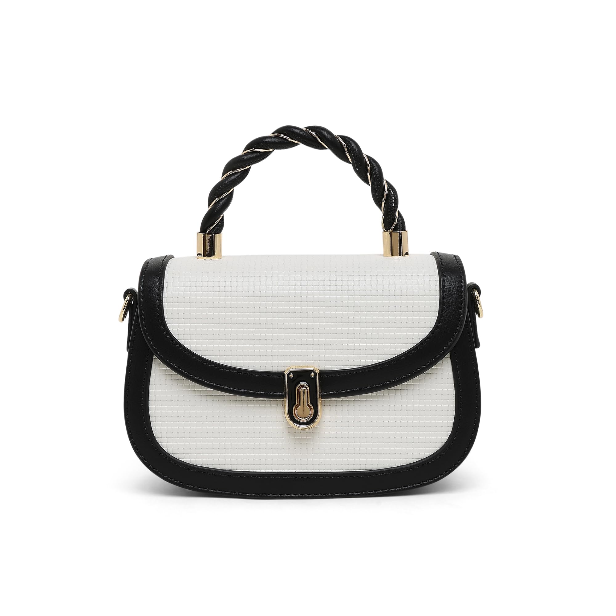 London Women's Trinity Flap Satchel Handbag for Women | Satchel Bag for Work | Ladies purse | Stylish Shoulder Bag | Gift For Women-image-21