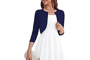 Timeless Navy Blue Bolero Jacket: Elevate Your Style with Effortless Elegance