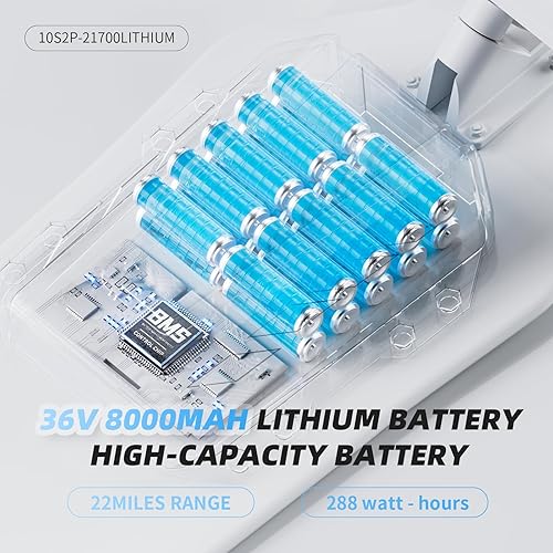 Miniatura 5 de V20 - Monopatín eléctrico con control remoto, velocidad máxima de 28 mph, rango de 22 millas, motor de eje de 1000 W, monopatín de tabla larga para