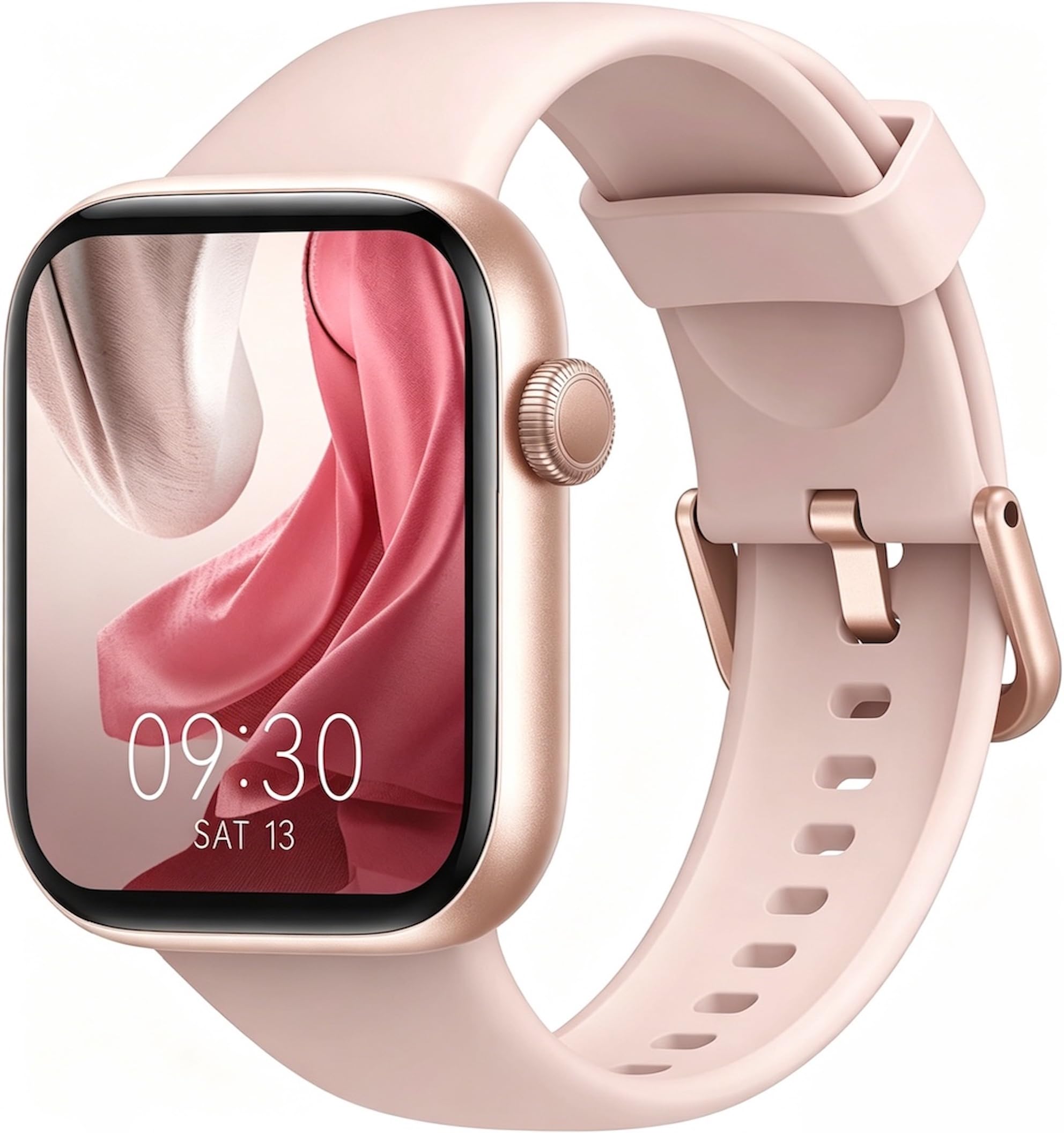 AcclaFit Smartwatch Uomo Donna, 1.85" Orologio Smartwatch con Effettua/Risposta Chiamate, 113 Sportive Smart Watch con Contapassi/SpO2/Sonno/Cardiofrequenzimetro, Impermeabil IP68 per iOS Android