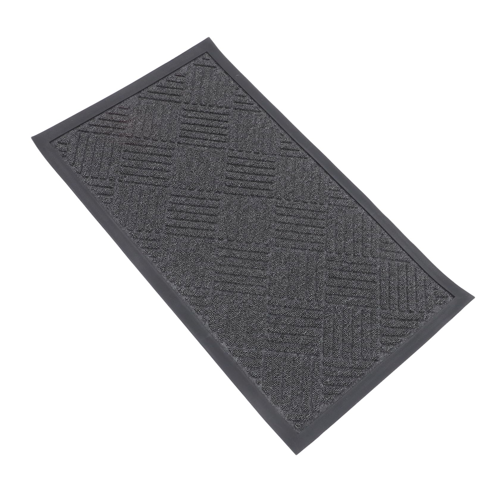 Tapis d'entrée intérieur extérieur en fibre de polypropylène absorbant pour porche