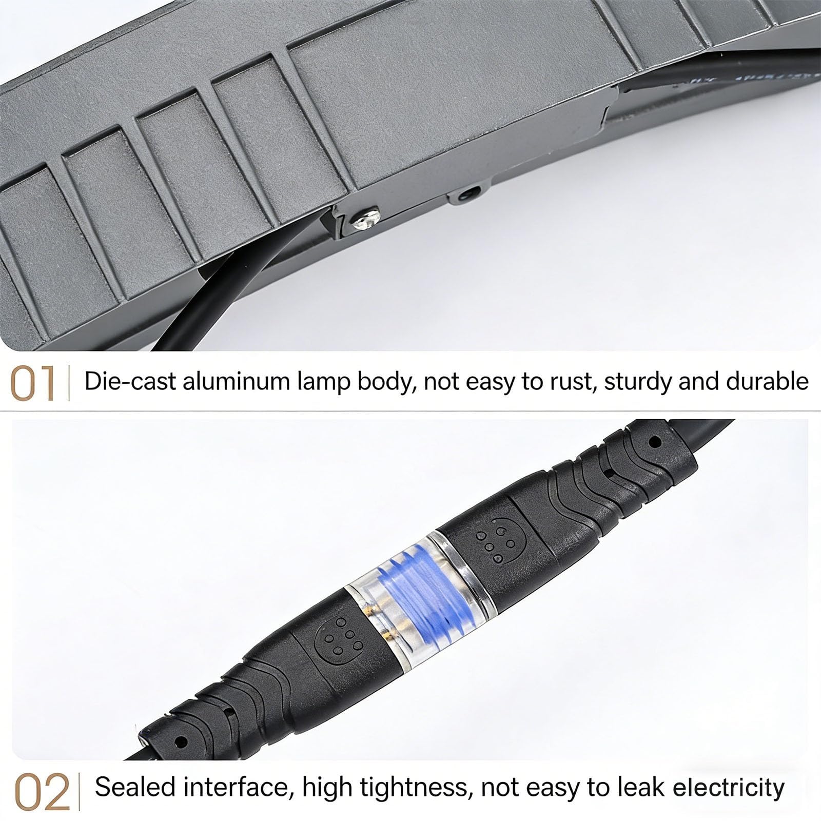 Luz De Alta Luminosidad Para Árboles,Lámpara Paisajística,Foco LED Anular Impermeable IP65 Para Palmeras,Iluminación Colorida Para Árboles En Jardines Y Exteriores(Warm Light,60W(24V))