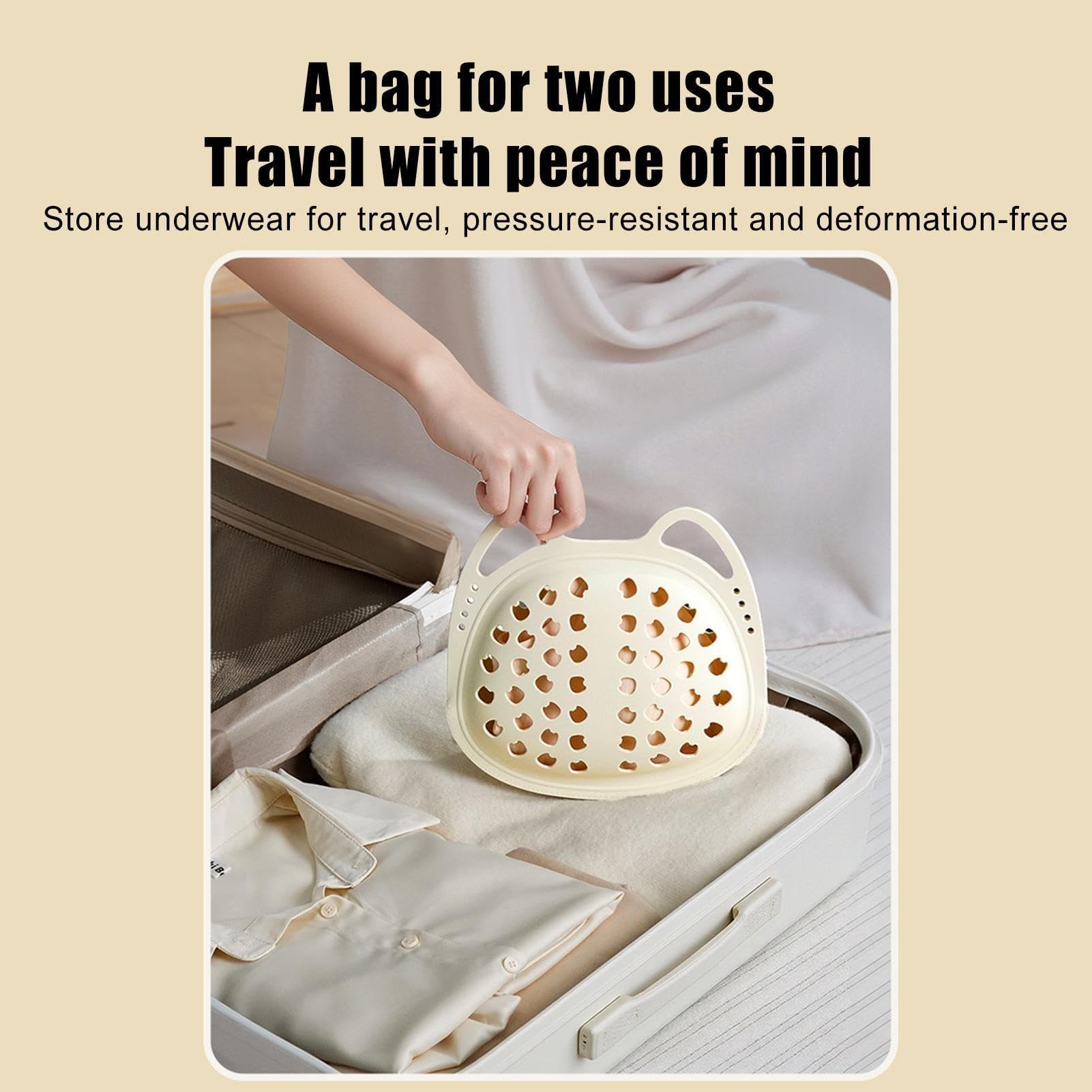 Bolsa de lavandería de silicona para sujetador, funda antideformación, suave y resistente a altas temperaturas, compatible con máquina, diseño protector para lencería delicada