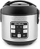 Aroma Housewares Select Stainless Digital Rice & Grain Multicooker, Rice Cooker 4 Cup uncooked, (ARC-914SBDS)