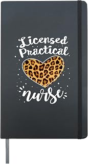 Licensed Practical Nurse healthcare workers Graduation LPN Hardcover Journal, Black