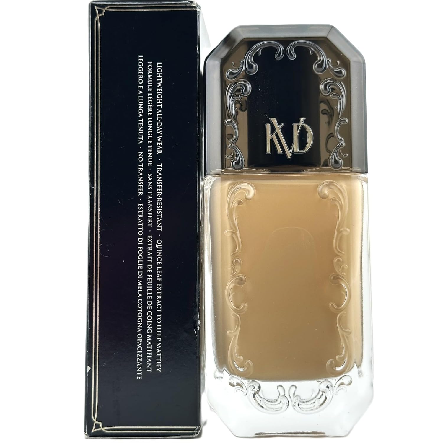 KVD Beauty Good Apple Non-Comedogenic Full-Coverage Serum Foundation Medium 048 - Image 3