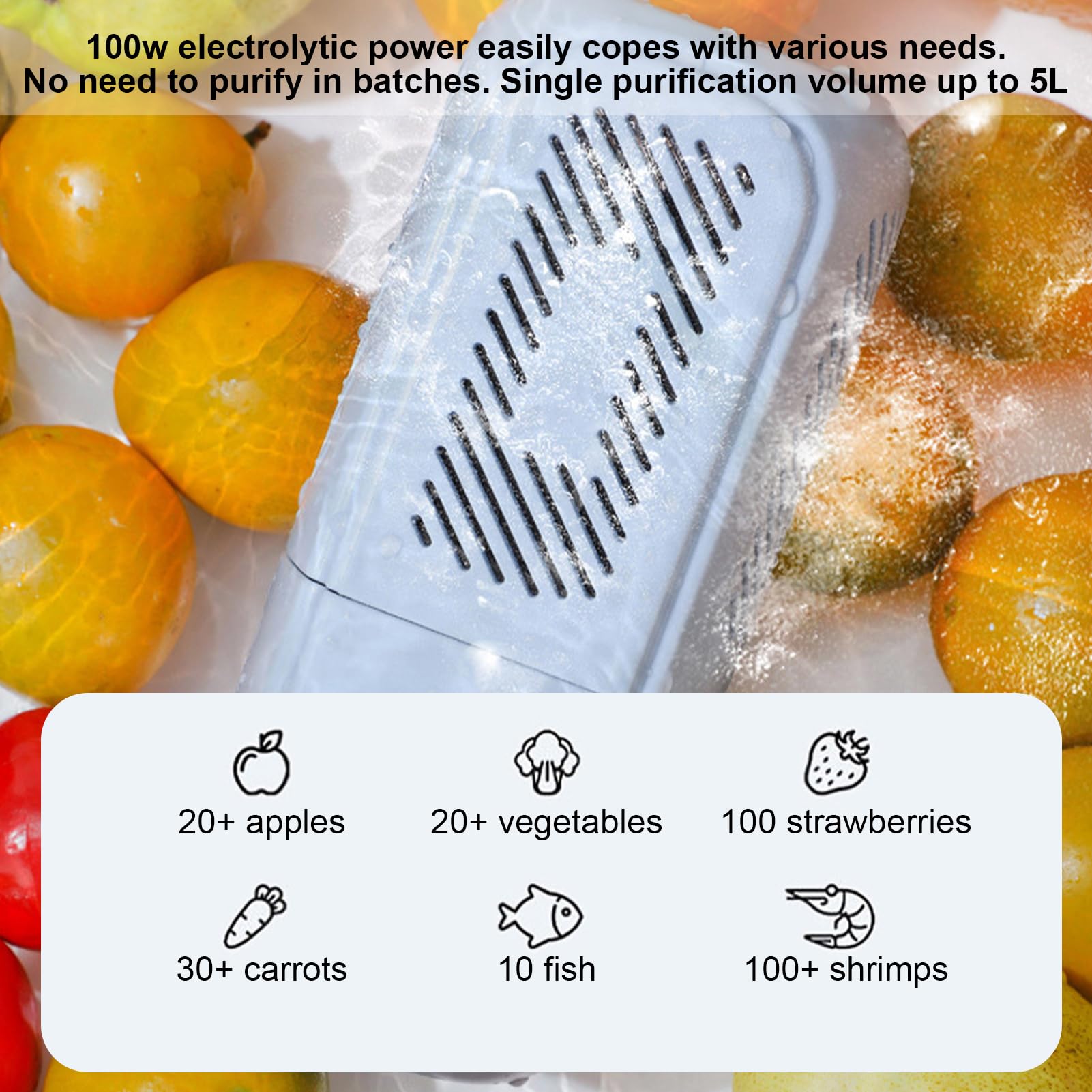 Frutta e verdura Lavatrice Frutta e Verdura Purificatore Cleaner Rondella
