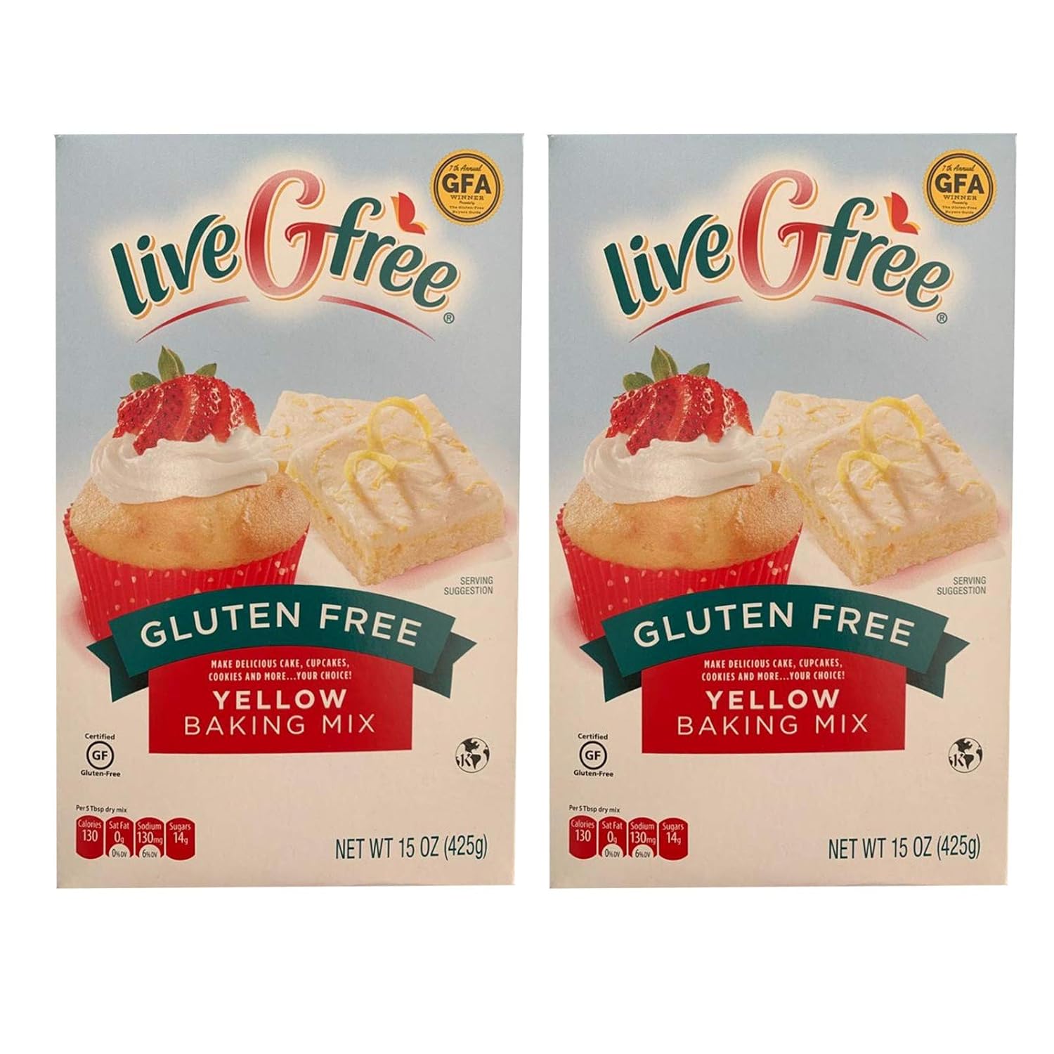 Live G Free Certified Gluten Free Cake and Baking Mix