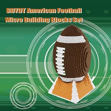 BDYDT American Football Micro Building Blocks Set(4752PCS) - Architectural Model Toys Gifts for Kid and Adult,3D Building Block Toys Gift for Sports Enthusiasts