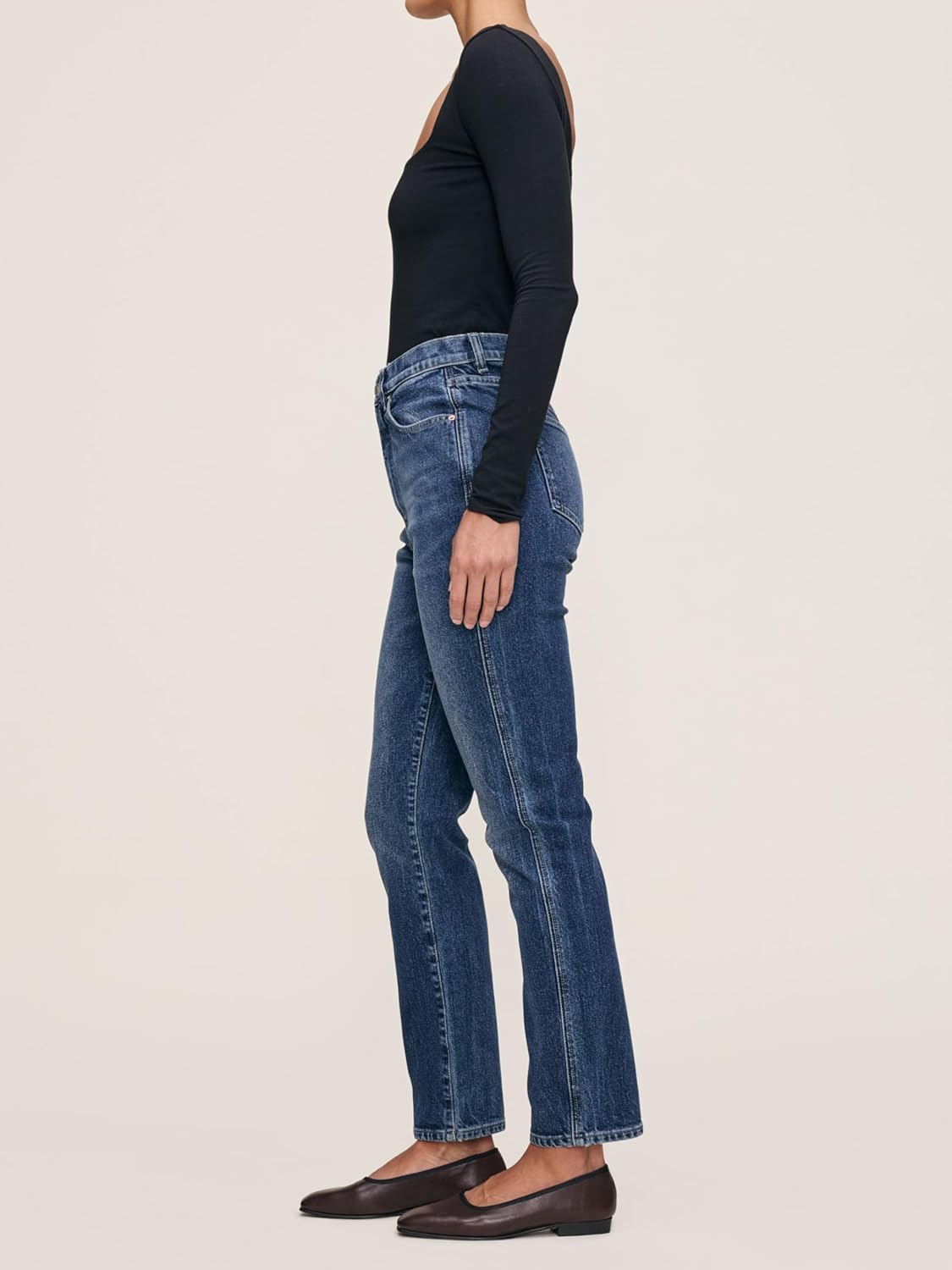 DL1961 Womens Kristy Cigarette Jeans - Straight Slim High Rise