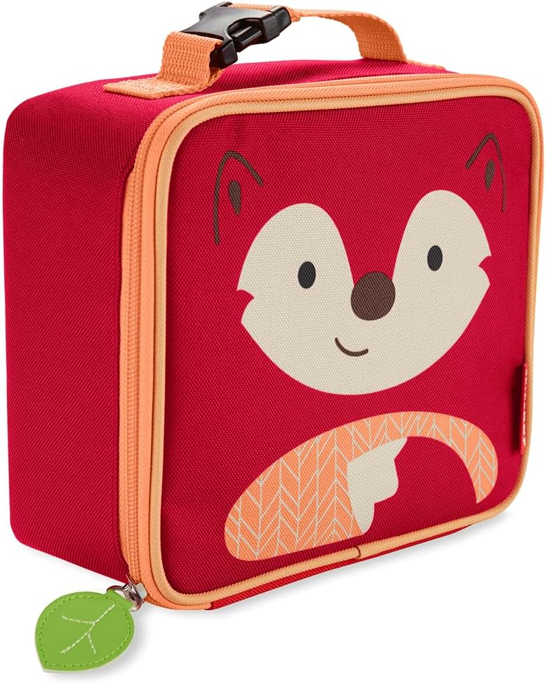 Skip Hop Zoo Lunch Bag, Tiffin Bag for Kids, Fox