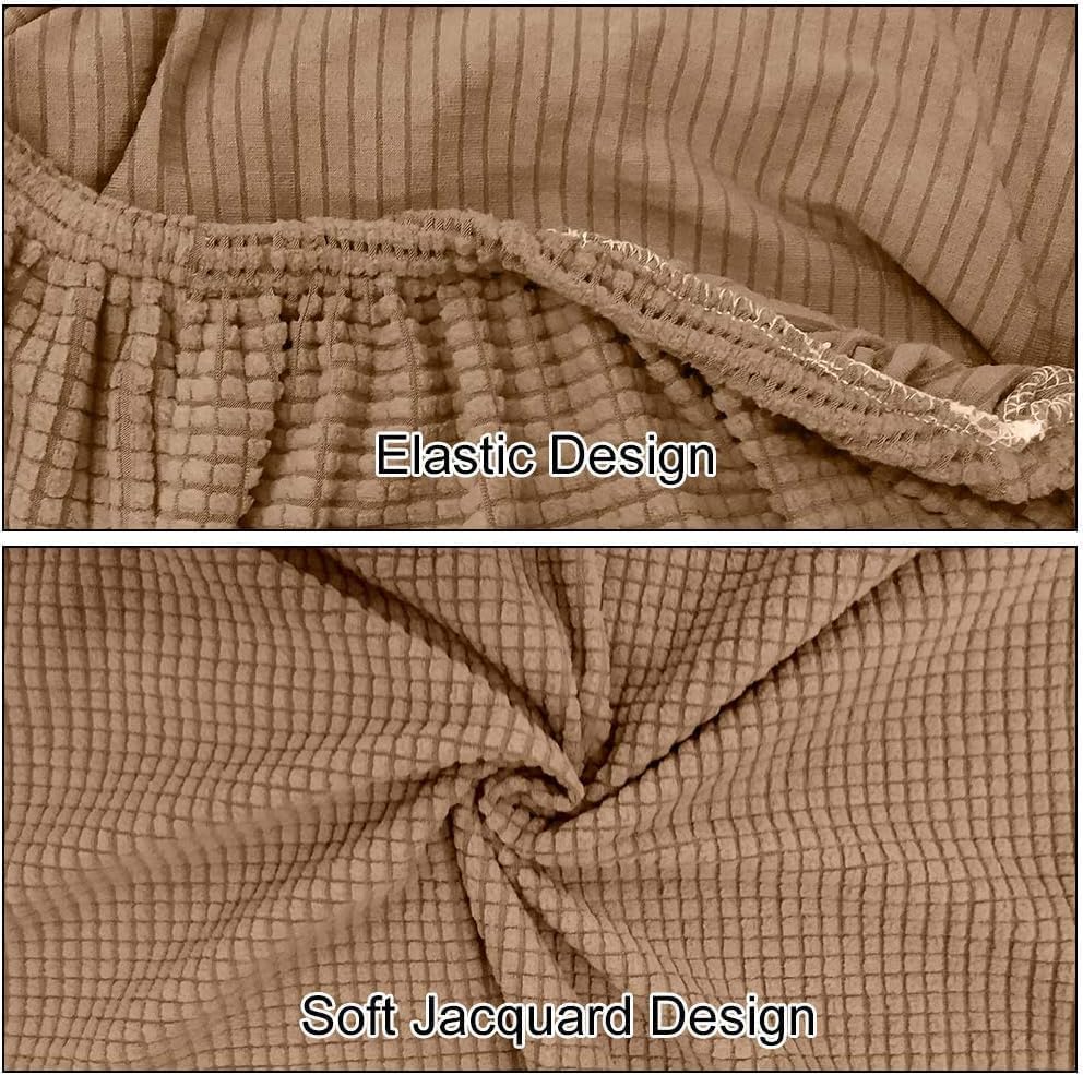 Miniatura 5 de GoodtoU Fundas para sillas de comedor, paquete de 8, fundas elásticas para sillas Parsoncomedor, extraíbles y lavables, protectores de silla para el